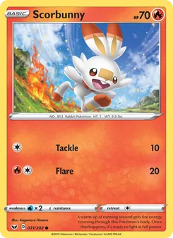 Scorbunny, Sword & Shield, no. 31