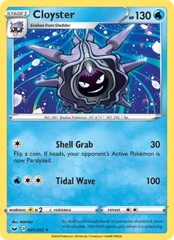 Cloyster, Sword & Shield, no. 41