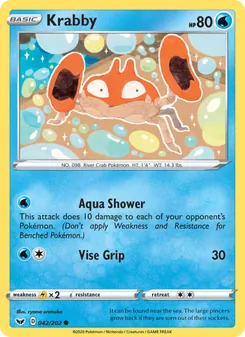 Krabby, Sword & Shield, no. 42