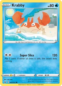 Krabby, Sword & Shield, no. 43