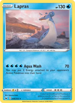 Lapras, Sword & Shield, no. 48