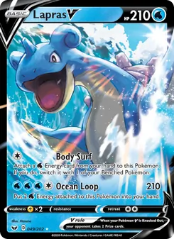 Lapras V, Sword & Shield, no. 49