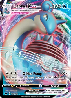 Lapras VMAX, Sword & Shield, no. 50