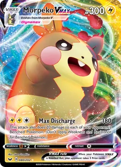 Morpeko VMAX, Sword & Shield, no. 80