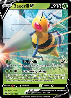 Beedrill V, Astral Radiance, no. 001