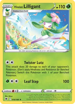 Hisuian Lilligant, Astral Radiance, no. 016