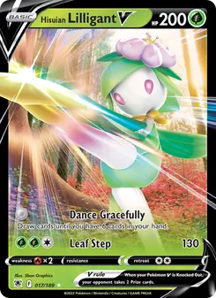 Hisuian Lilligant V, Astral Radiance, no. 017