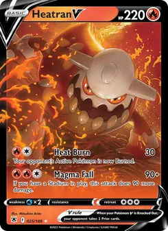 Heatran V, Astral Radiance, no. 025