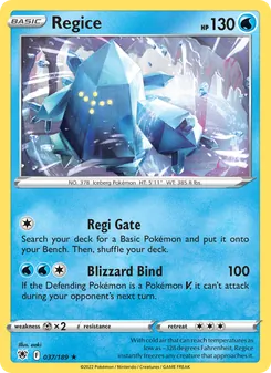 Regice, Astral Radiance, no. 037