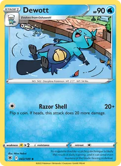 Dewott, Astral Radiance, no. 042