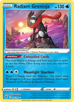 Radiant Greninja, Astral Radiance, no. 046