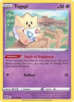 Togepi, Astral Radiance, no. 055