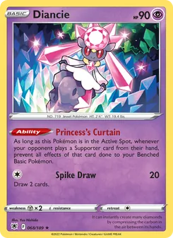 Diancie, Astral Radiance, no. 068