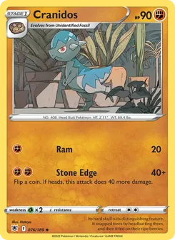 Cranidos, Astral Radiance, no. 076