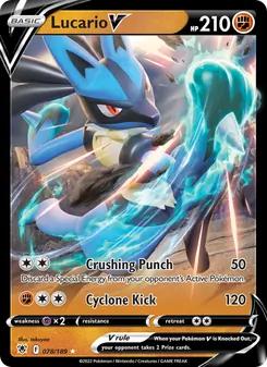 Lucario V, Astral Radiance, no. 078