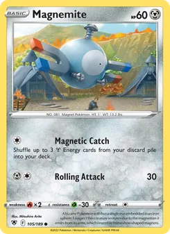 Magnemite, Astral Radiance, no. 105