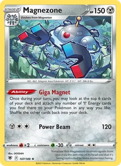 Magnezone, Astral Radiance, no. 107