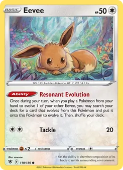 Eevee, Astral Radiance, no. 119