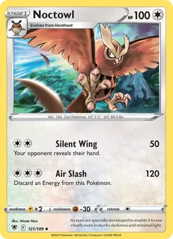 Noctowl, Astral Radiance, no. 121