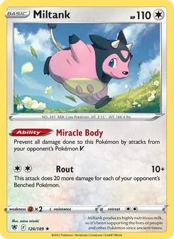 Miltank, Astral Radiance, no. 126