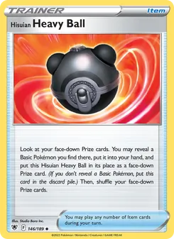Hisuian Heavy Ball, Astral Radiance, no. 146