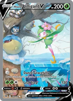 Hisuian Lilligant V, Astral Radiance, no. 163