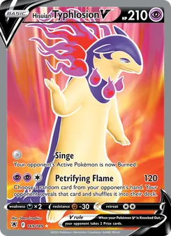 Hisuian Typhlosion V, Astral Radiance, no. 169