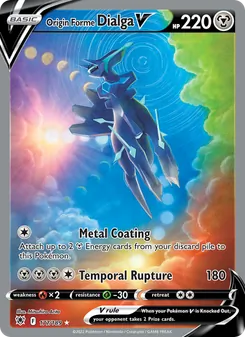 Origin Forme Dialga V, Astral Radiance, no. 177