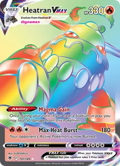 Heatran VMAX, Astral Radiance, no. 191