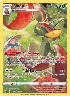Flapple, Astral Radiance Trainer Gallery, no. TG02
