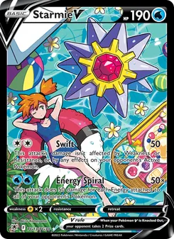 Starmie V, Astral Radiance Trainer Gallery, no. TG13