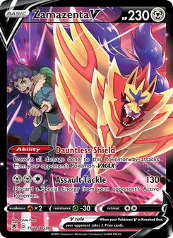 Zamazenta V, Astral Radiance Trainer Gallery, no. TG22
