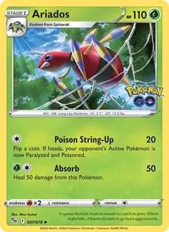 Ariados, Pokémon GO, no. 007