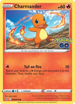Charmander, Pokémon GO, no. 008