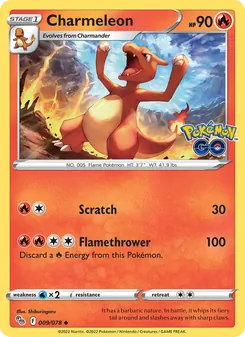 Charmeleon, Pokémon GO, no. 009