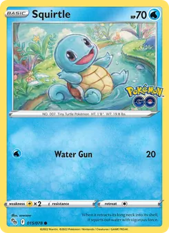 Squirtle, Pokémon GO, no. 015