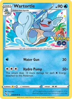 Wartortle, Pokémon GO, no. 016
