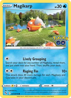 Magikarp, Pokémon GO, no. 021