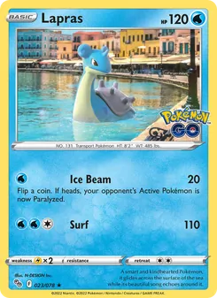 Lapras, Pokémon GO, no. 023