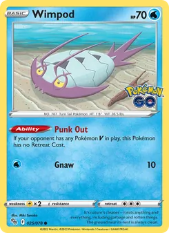 Wimpod, Pokémon GO, no. 025