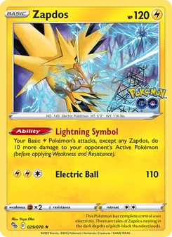 Zapdos, Pokémon GO, no. 029