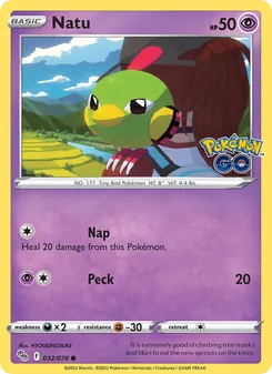 Natu, Pokémon GO, no. 032