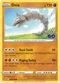 Onix, Pokémon GO, no. 036
