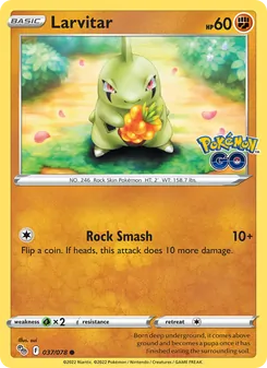 Larvitar, Pokémon GO, no. 037