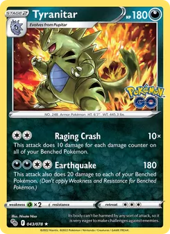 Tyranitar, Pokémon GO, no. 043