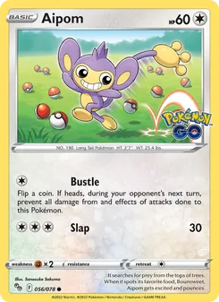 Aipom, Pokémon GO, no. 056