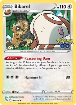 Bibarel, Pokémon GO, no. 060