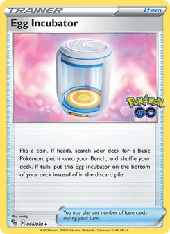 Egg Incubator, Pokémon GO, no. 066