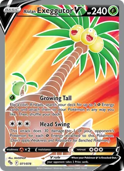 Alolan Exeggutor V, Pokémon GO, no. 071