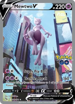 Mewtwo V, Pokémon GO, no. 072